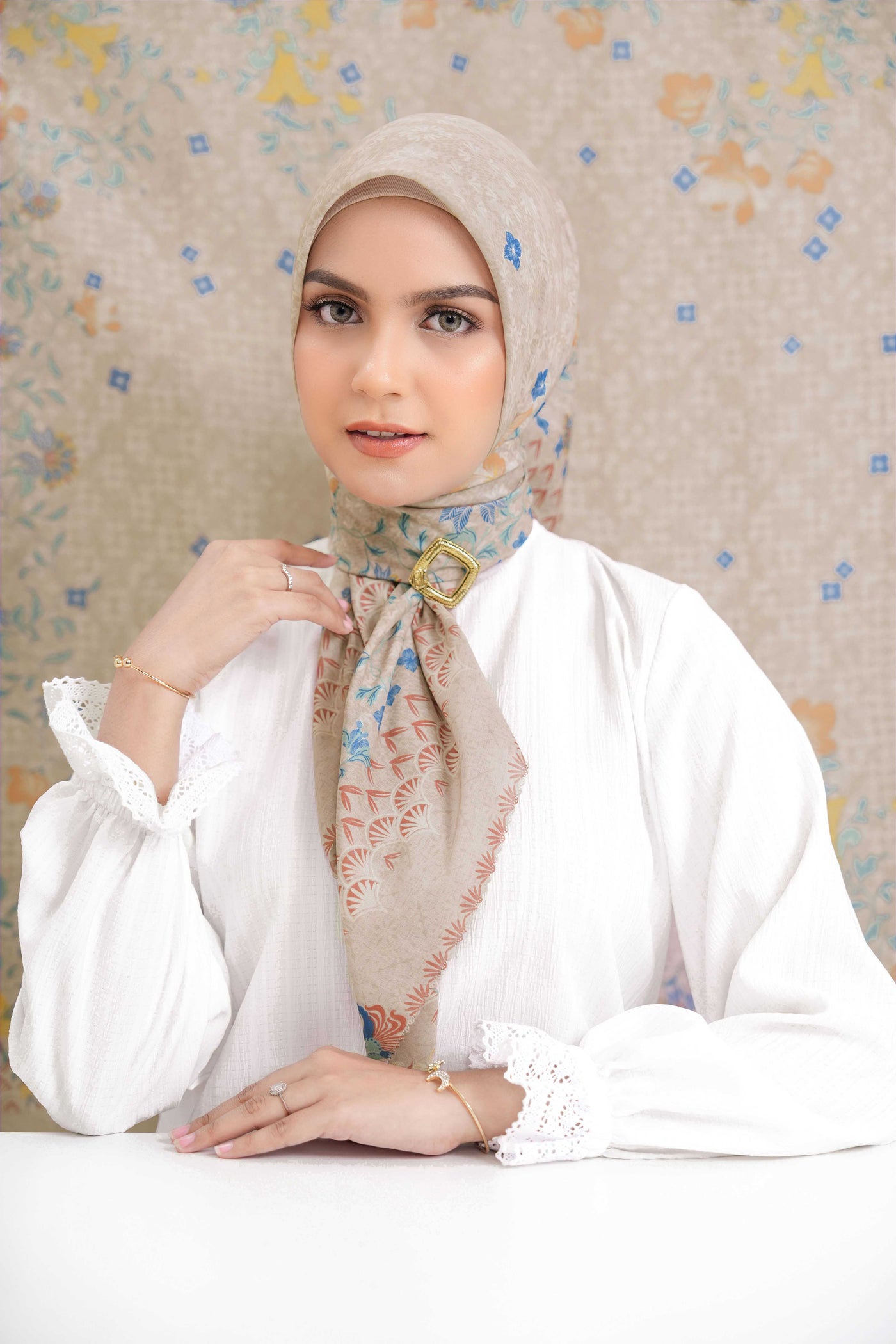 BIA by Zaskia Mecca - Alexandria Scarf - Silk Road Expedition - Alexandria Edition