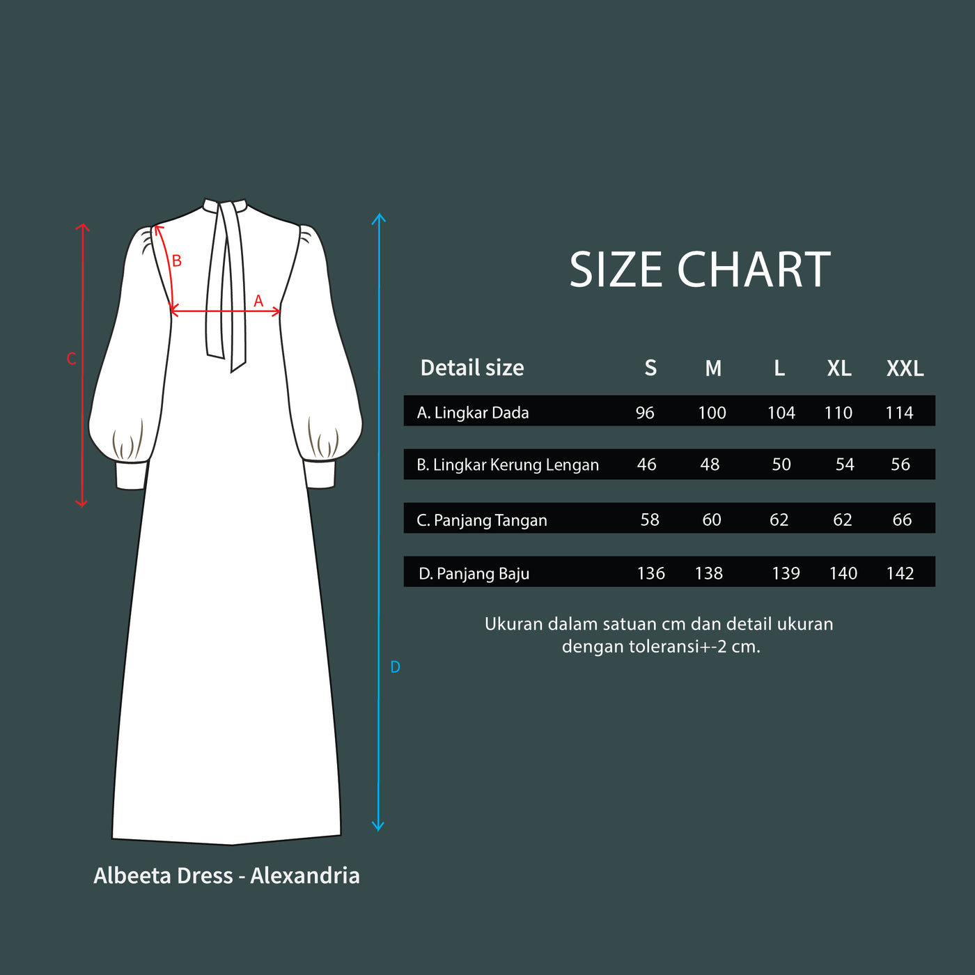 BIA by Zaskia Mecca - Albeeta Dress - Silk Road Expedition - Alexandria Edition - Free Box