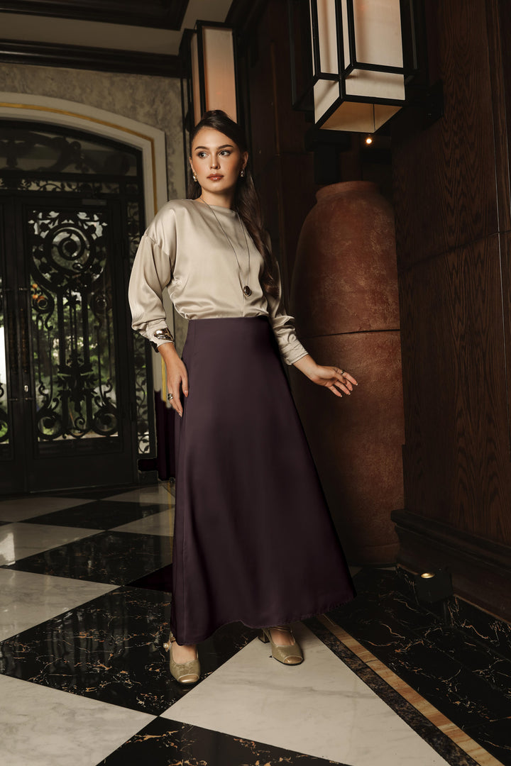 Bria Skirt - Monogram - Coastal Breeze