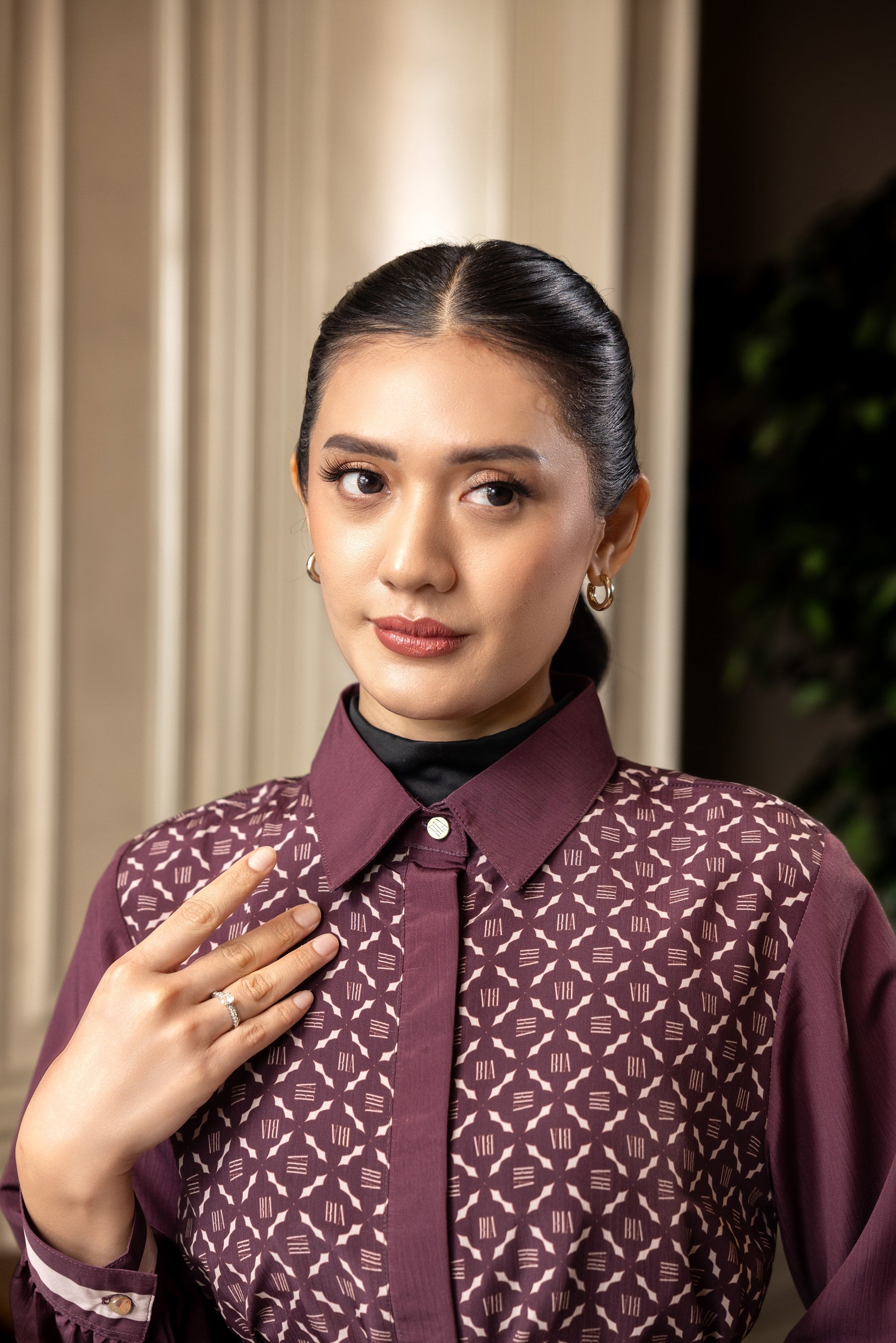 BIA by Zaskia Mecca - Creeya Kemeja Wanita - Monogram Edition