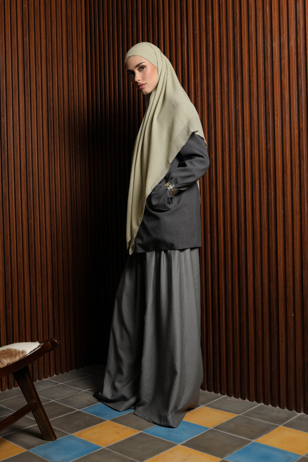 Cherie Khimar Bandana - Khiban Amarish Voile Premium Hijab Instan Muslimah