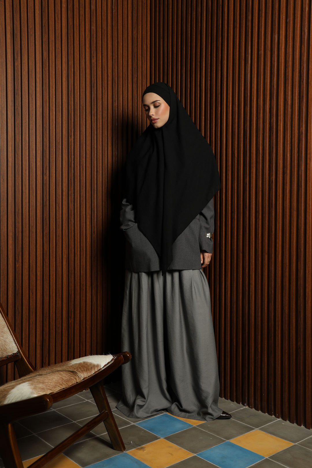Cherie Khimar Bandana - Khiban Amarish Voile Premium Hijab Instan Muslimah