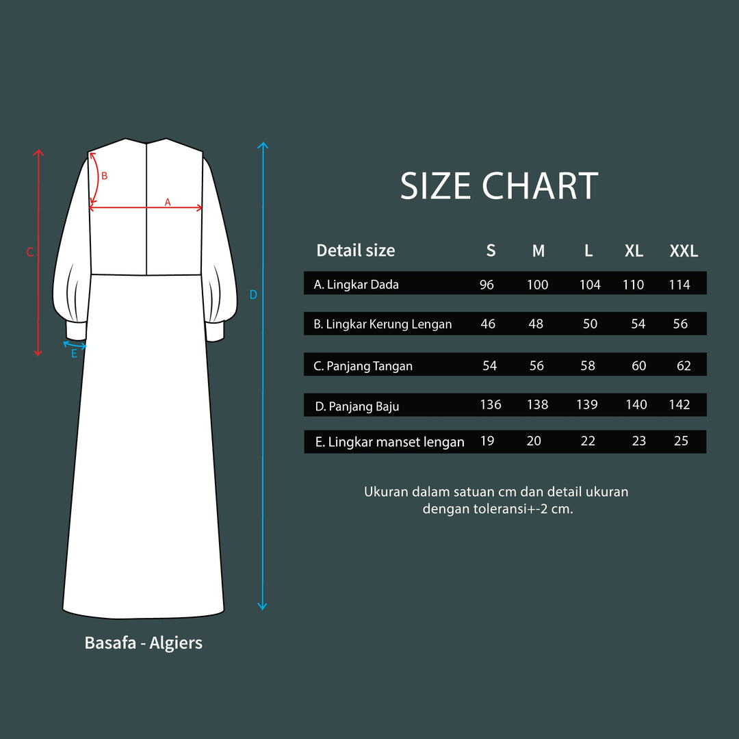 Minor Defect - Basafa Dress - Islamic Journey In Africa - Algiers Edition