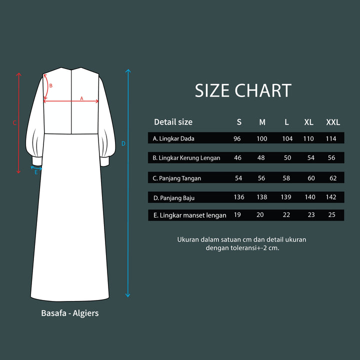 Minor Defect - Basafa Dress - Islamic Journey In Africa - Algiers Edition