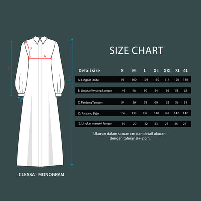 BIA by Zaskia Mecca - Clessa Dress - Monogram Edition