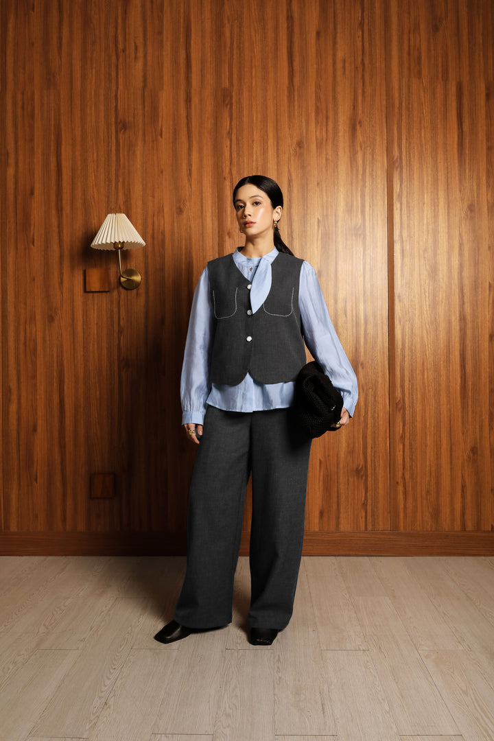 Sierra One Set (Kemeja + Vest + Pants) - Silent Strength