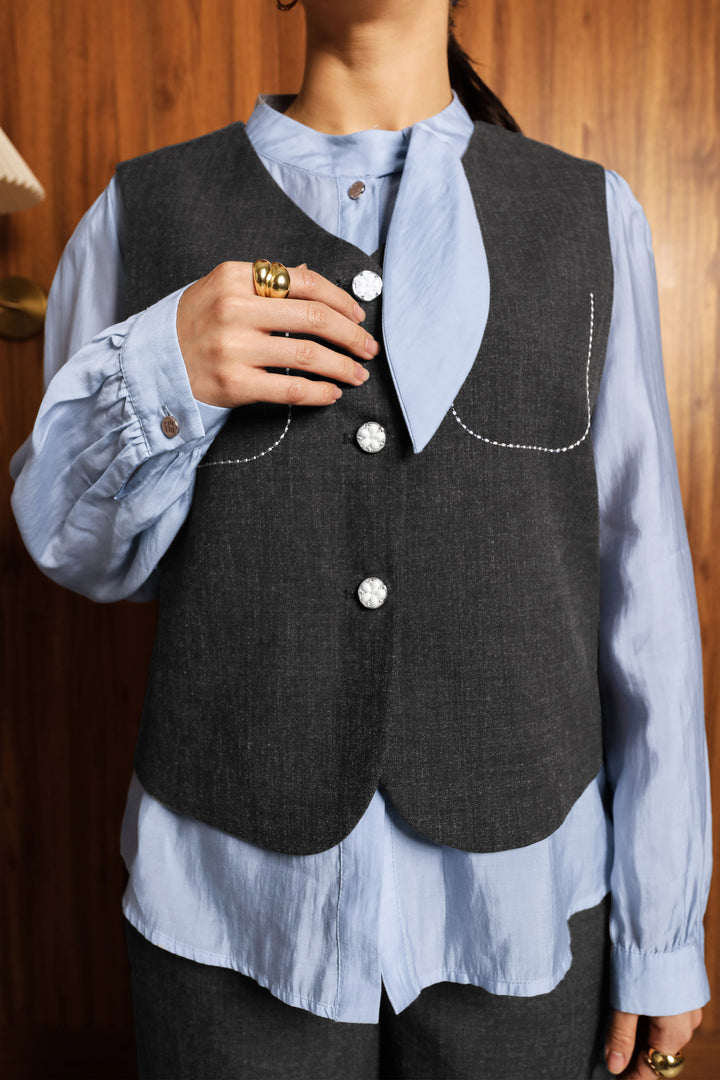 Sierra One Set (Kemeja + Vest + Pants) - Silent Strength