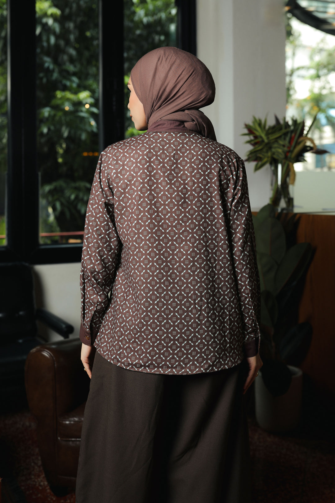BIA by Zaskia Mecca - Ursya Kemeja Wanita - Monogram - Urban Ease