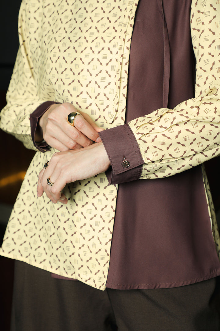 BIA by Zaskia Mecca - Ursya Kemeja Wanita - Monogram - Urban Ease