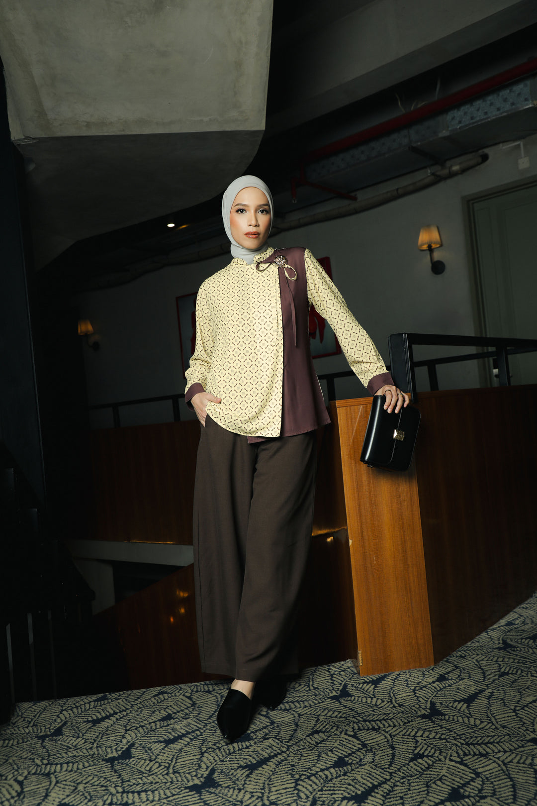 BIA by Zaskia Mecca - Ursya Kemeja Wanita - Monogram - Urban Ease