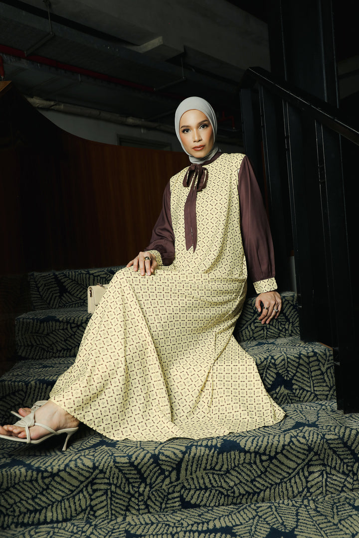 BIA by Zaskia Mecca - Urzia Dress - Monogram - Urban Ease
