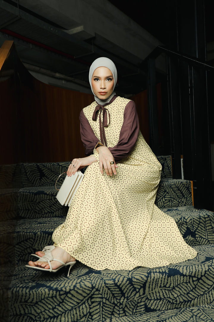 BIA by Zaskia Mecca - Urzia Dress - Monogram - Urban Ease