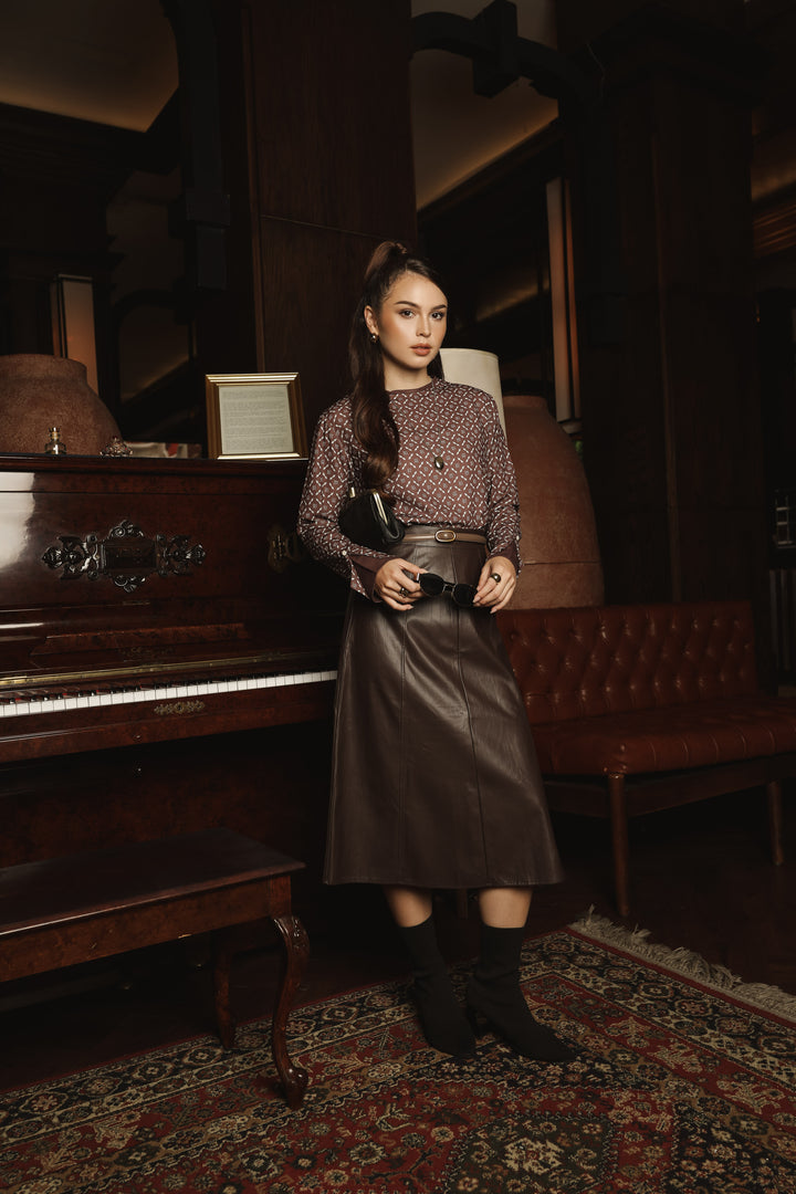 BIA by Zaskia Mecca - Urvina Blouse - Monogram - Urban Ease