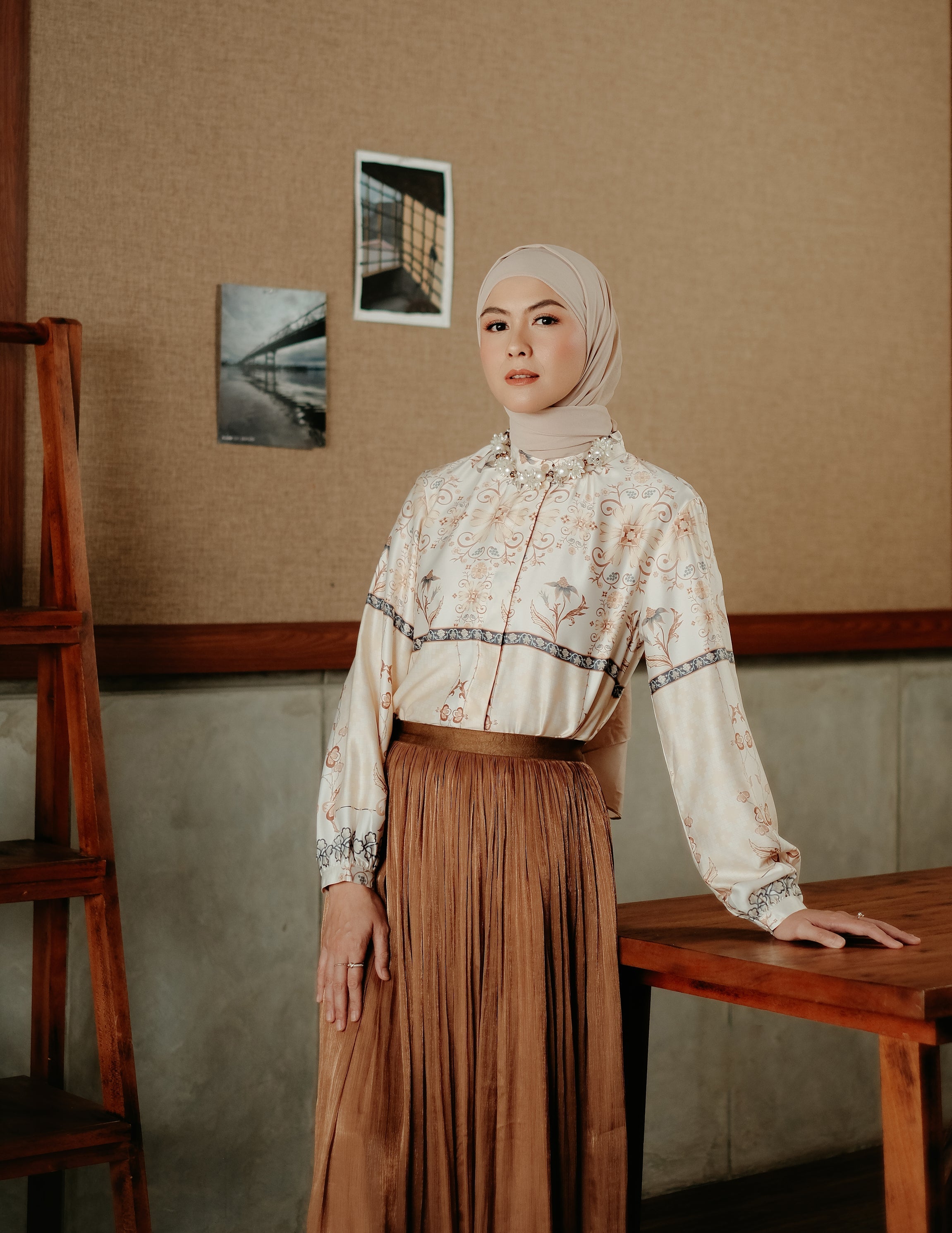 BIA by Zaskia Mecca - Yinata Blouse - Silk Road Expedition - Edisi Samarkand - Free Box