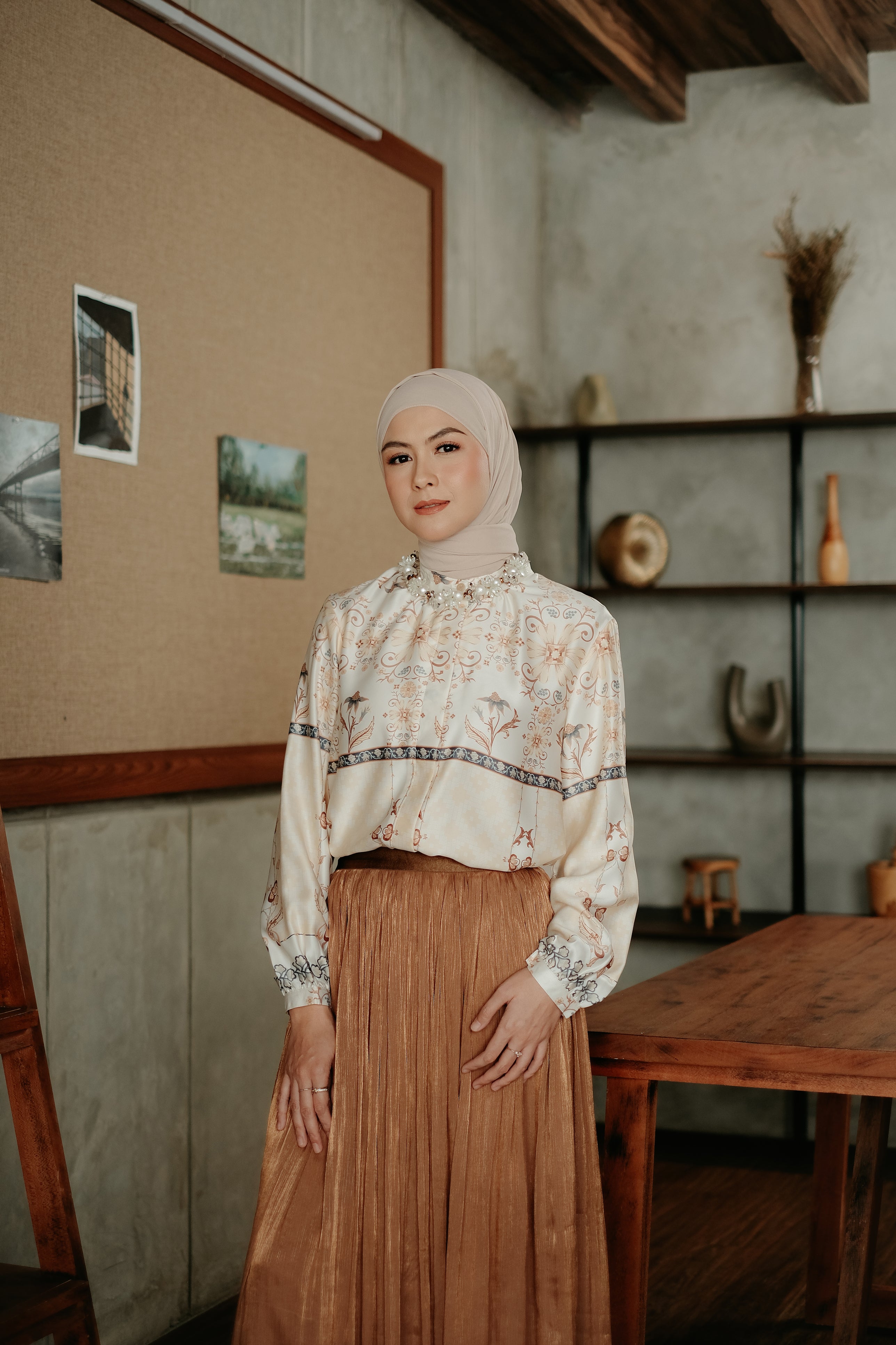 BIA by Zaskia Mecca - Yinata Blouse - Silk Road Expedition - Edisi Samarkand - Free Box