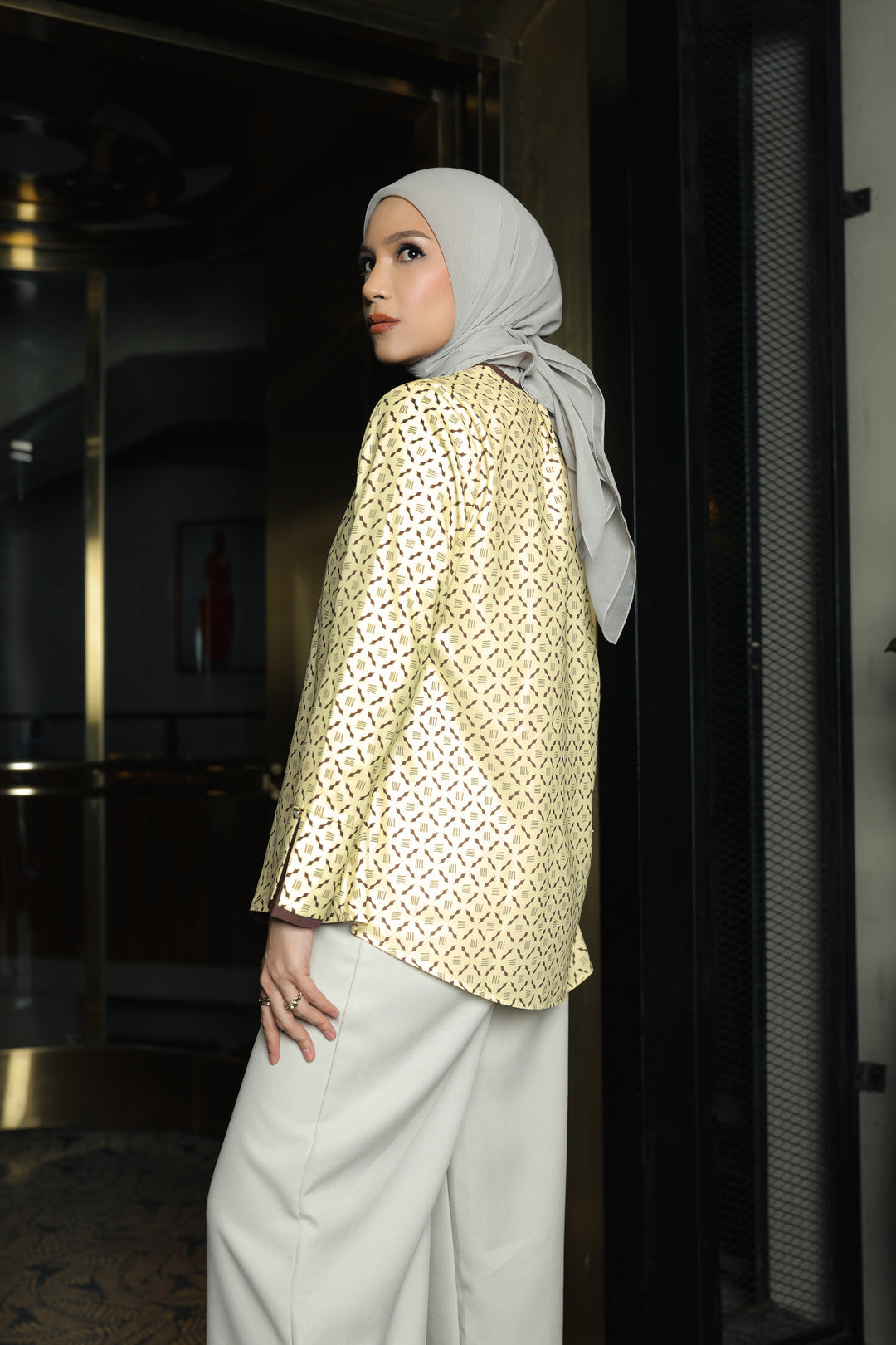 BIA by Zaskia Mecca - Urvina Blouse - Monogram - Urban Ease