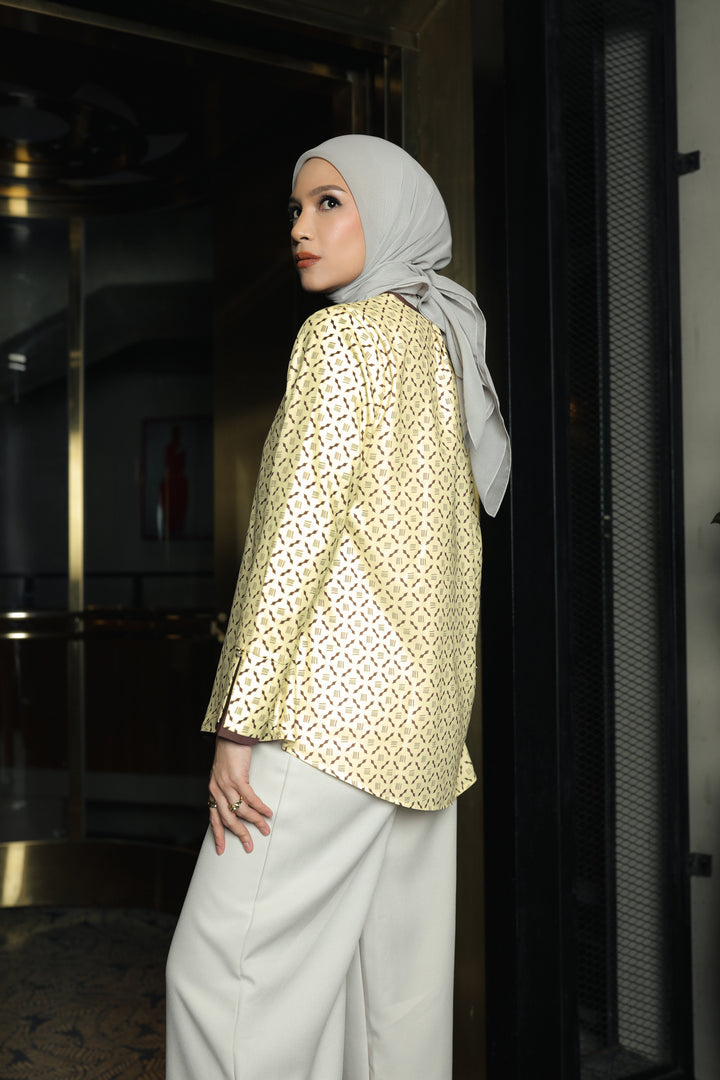 BIA by Zaskia Mecca - Urvina Blouse - Monogram - Urban Ease