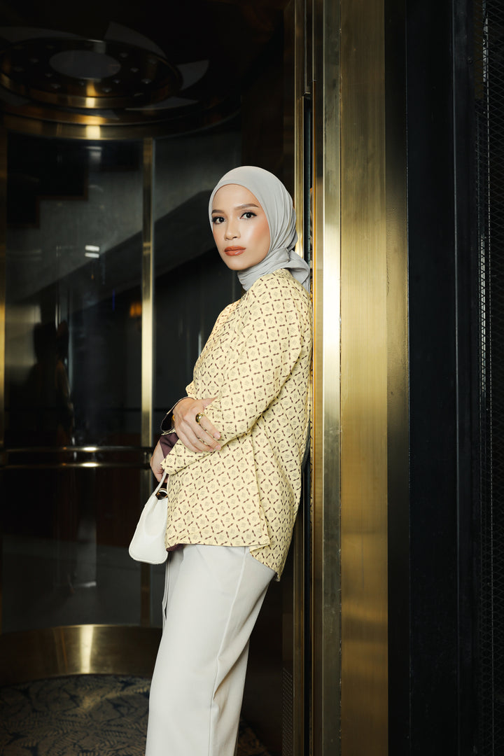 BIA by Zaskia Mecca - Urvina Blouse - Monogram - Urban Ease
