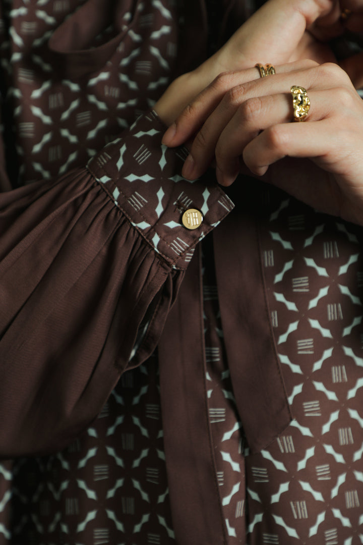 BIA by Zaskia Mecca - Urvina Blouse - Monogram - Urban Ease