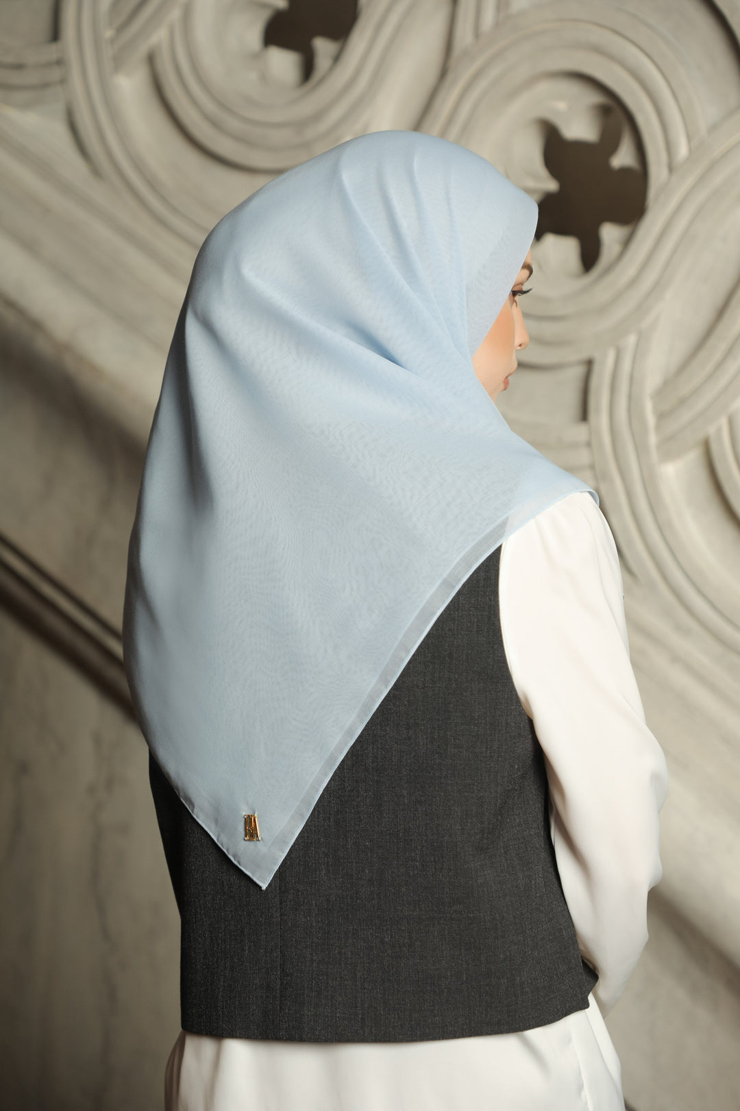 Minor Defect - Blaire Hijab Polos - Hijab Segi Empat Paris Japan Premium Breathable