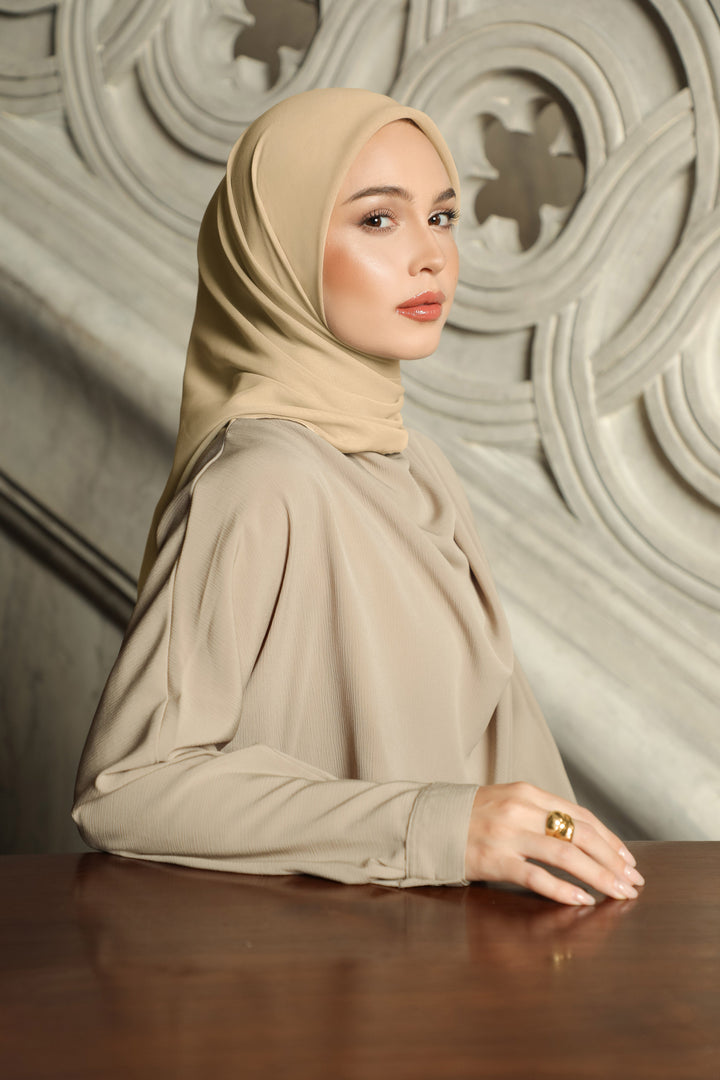 Minor Defect - Blaire Hijab Polos - Hijab Segi Empat Paris Japan Premium Breathable