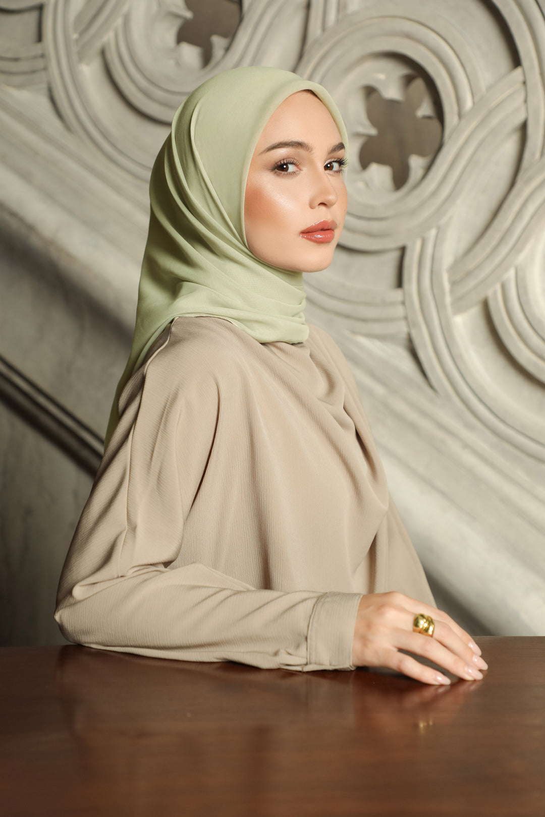 Minor Defect - Blaire Hijab Polos - Hijab Segi Empat Paris Japan Premium Breathable