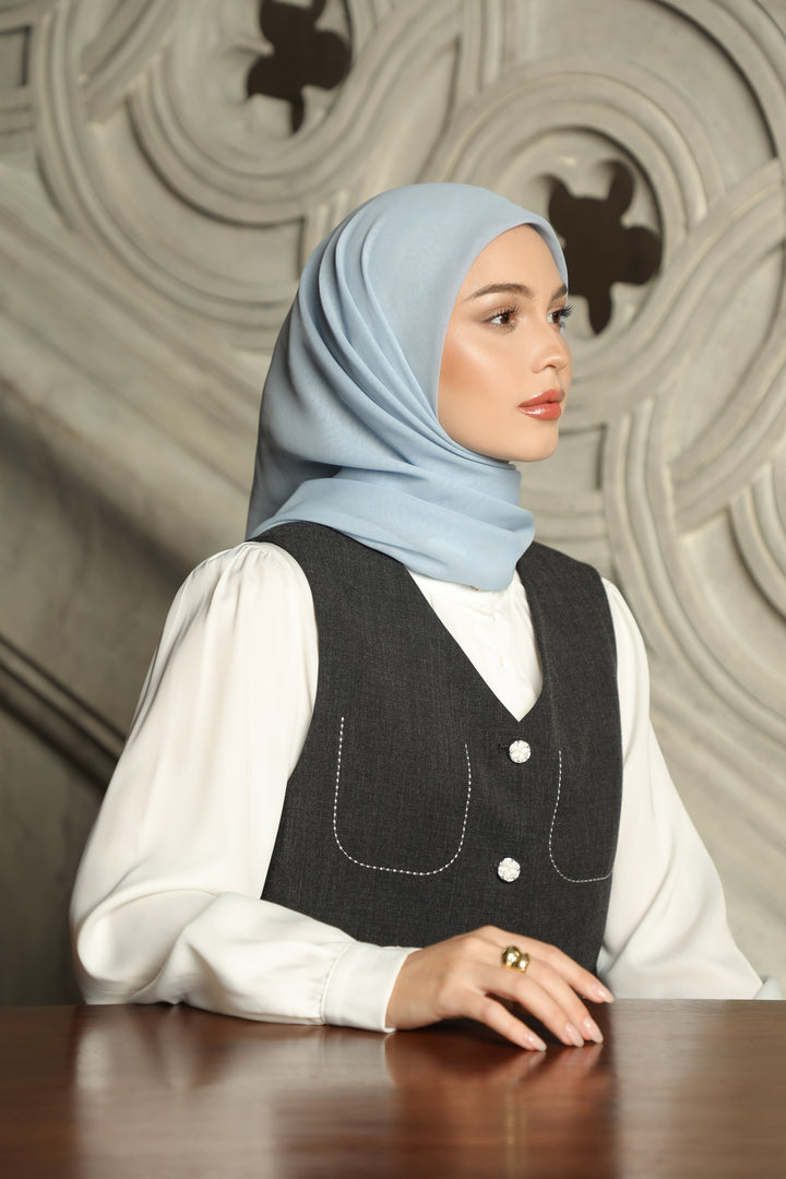 Minor Defect - Blaire Hijab Polos - Hijab Segi Empat Paris Japan Premium Breathable
