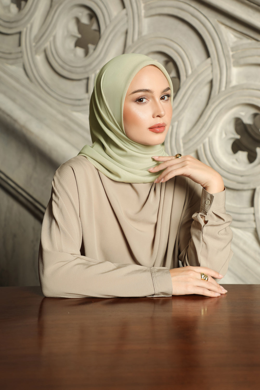 Minor Defect - Blaire Hijab Polos - Hijab Segi Empat Paris Japan Premium Breathable
