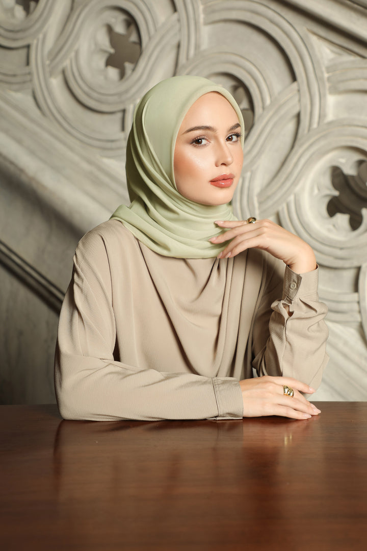 Minor Defect - Blaire Hijab Polos - Hijab Segi Empat Paris Japan Premium Breathable