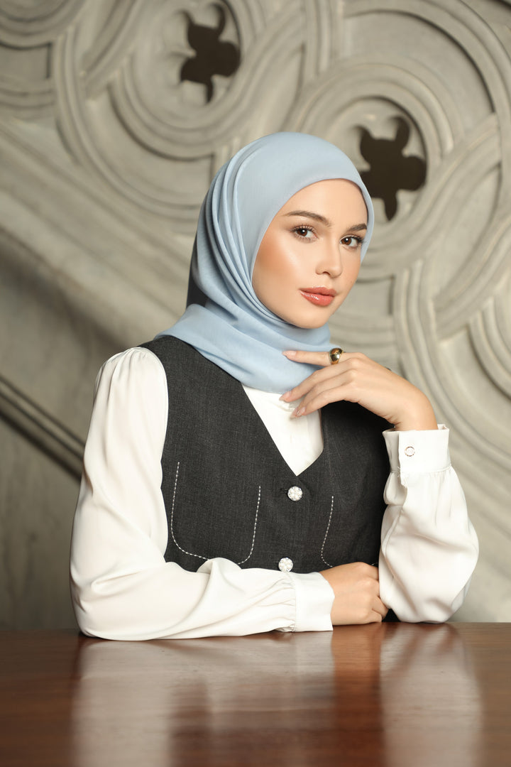 Minor Defect - Blaire Hijab Polos - Hijab Segi Empat Paris Japan Premium Breathable