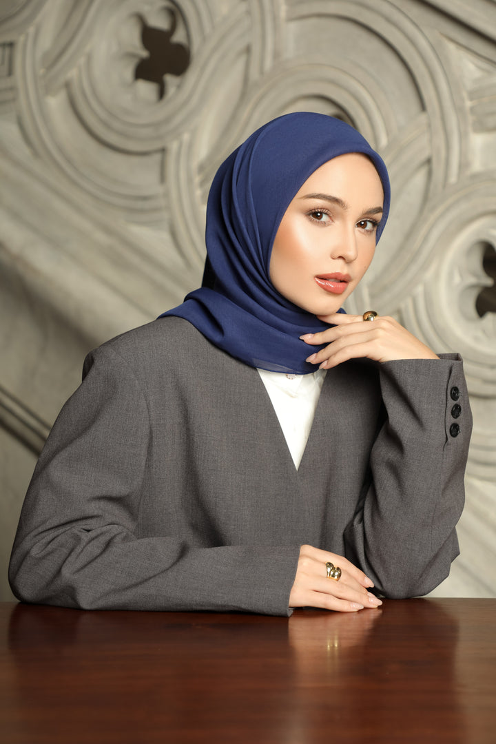 BIA by Zaskia Mecca - Blaire Hijab Polos - Hijab Segi Empat Paris Japan Premium Breathable