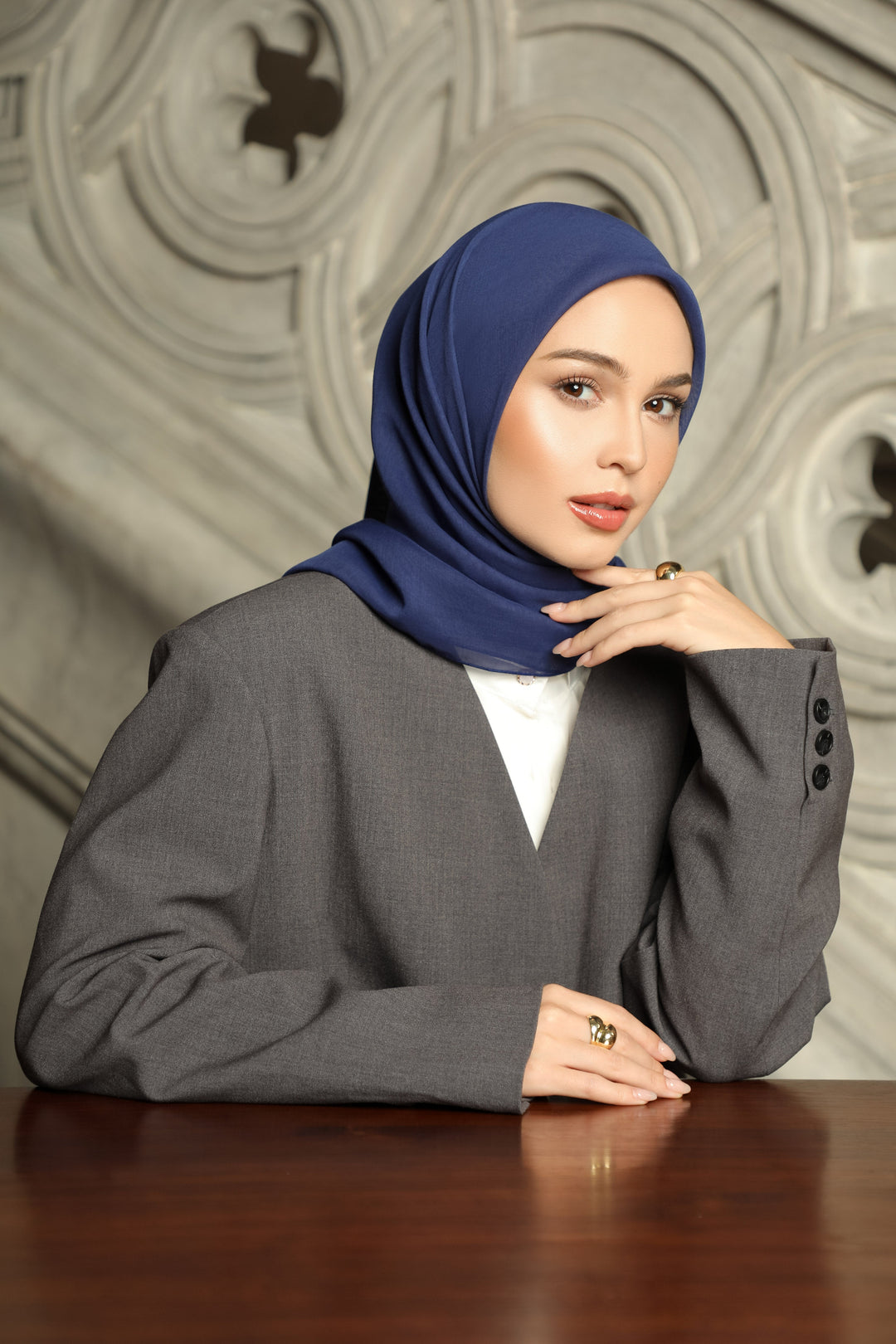 Minor Defect - Blaire Hijab Polos - Hijab Segi Empat Paris Japan Premium Breathable