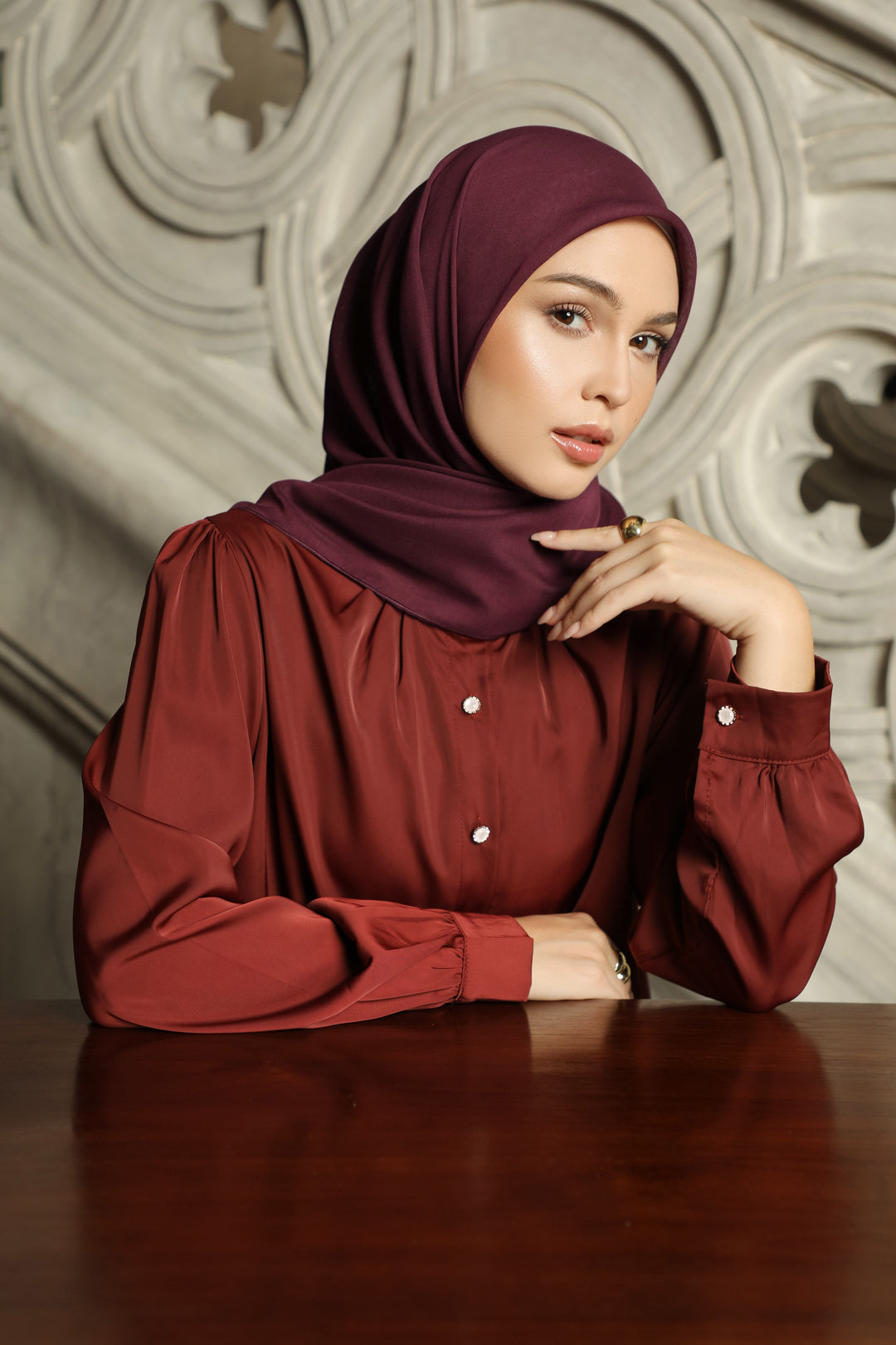Minor Defect - Blaire Hijab Polos - Hijab Segi Empat Paris Japan Premium Breathable