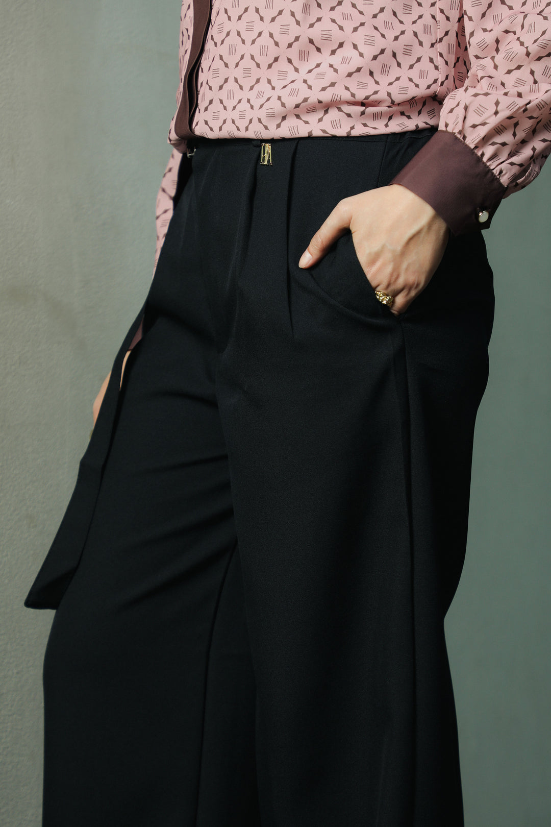 BIA by Zaskia Mecca - Urbeza Pants - Monogram - Urban Ease