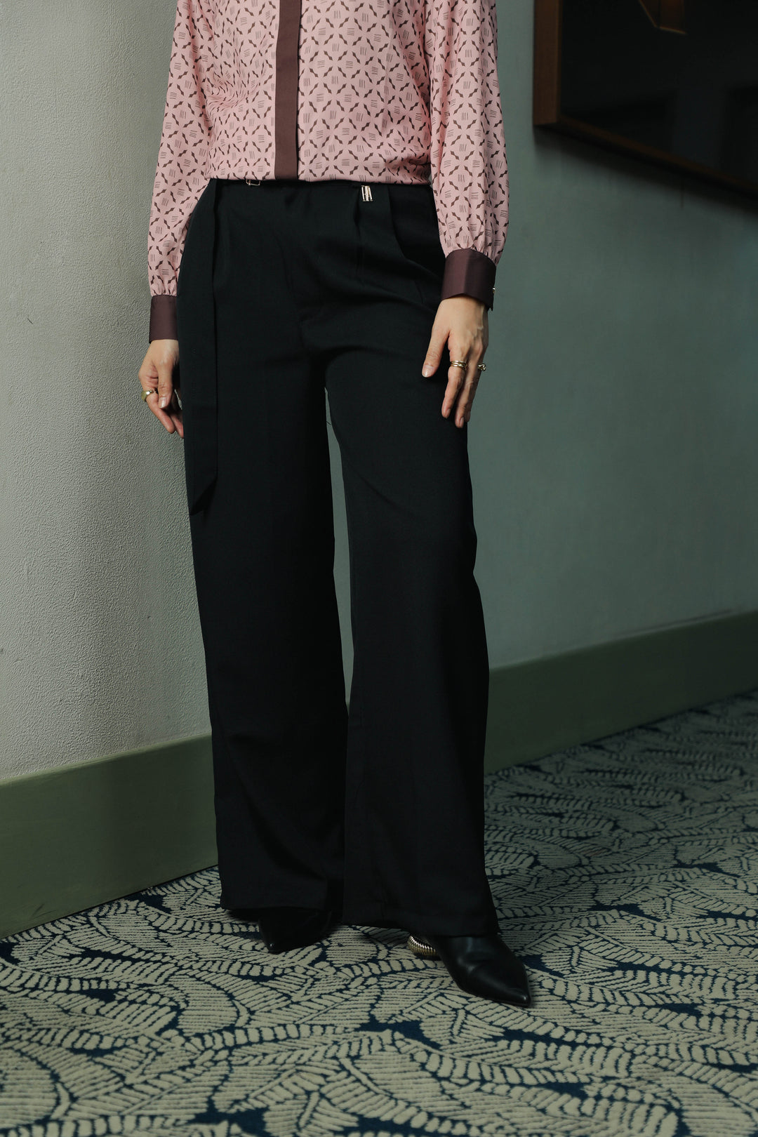 BIA by Zaskia Mecca - Urbeza Pants - Monogram - Urban Ease