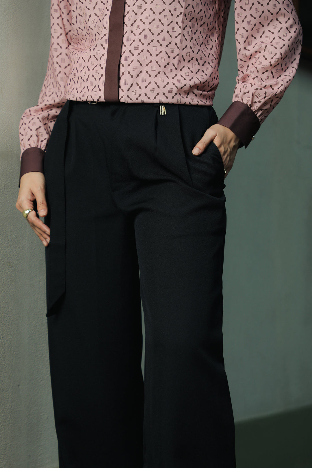 BIA by Zaskia Mecca - Urbeza Pants - Monogram - Urban Ease