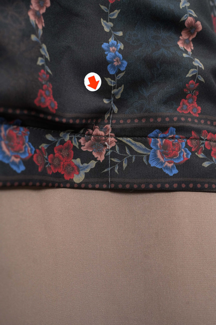 Minor Defect - Nala Blouse - Raya Collection - Noir Floral Edition