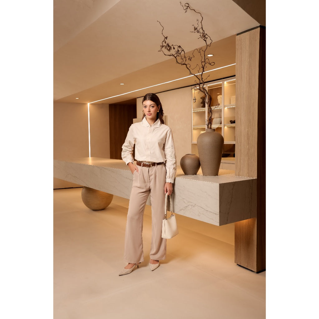 Tifka Kemeja Wanita - Daily Embroidery Peroza