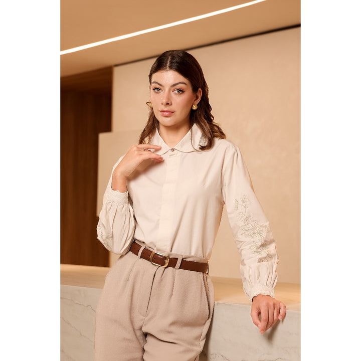 Tifka Kemeja Wanita - Daily Embroidery Peroza