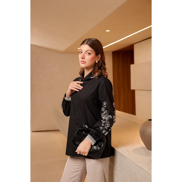 Tifka Kemeja Wanita - Daily Embroidery Peroza