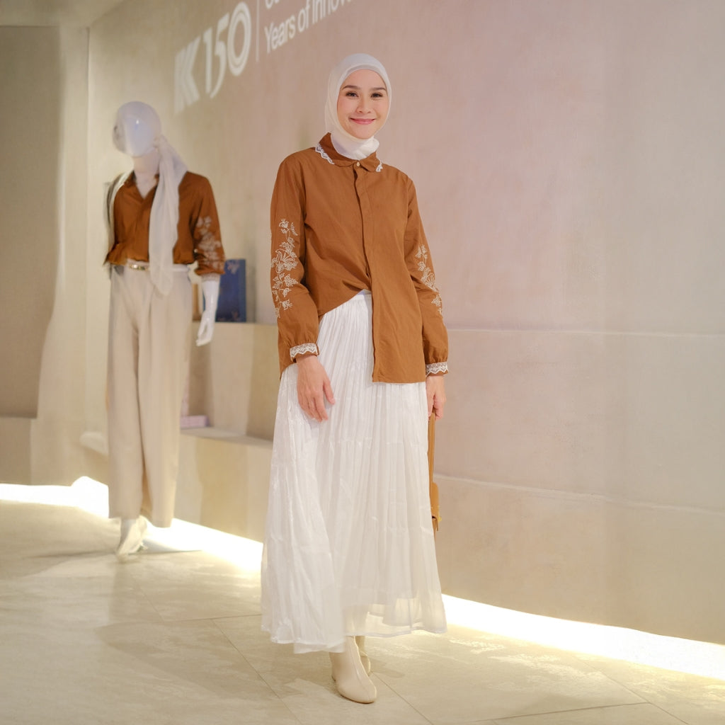 Tifka Kemeja Wanita - Daily Embroidery Peroza