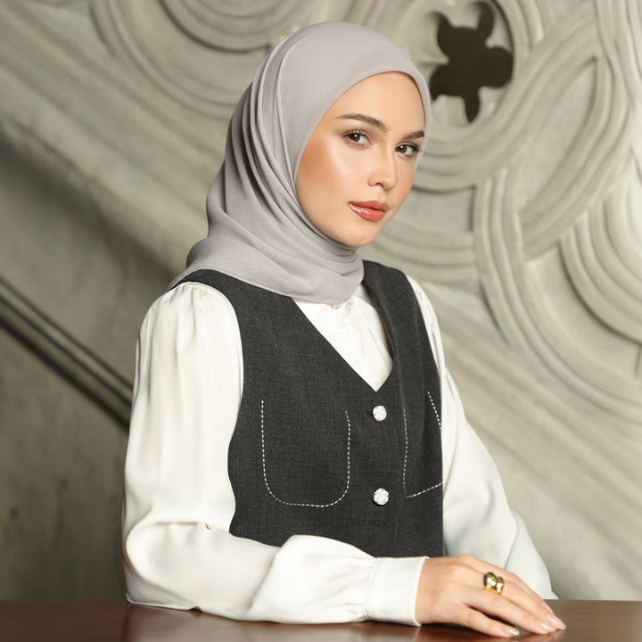 Minor Defect - Blaire Hijab Polos - Hijab Segi Empat Paris Japan Premium Breathable
