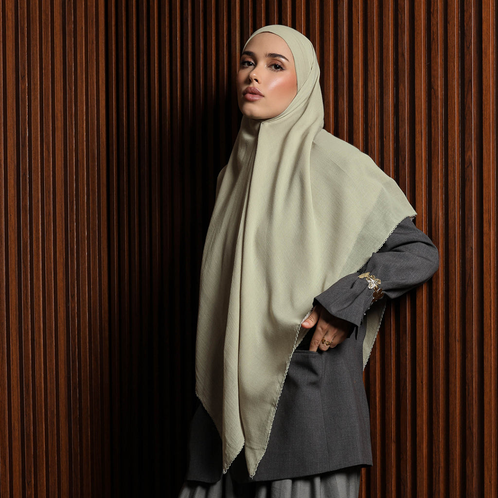 Cherie Khimar Bandana - Khiban Amarish Voile Premium Hijab Instan Muslimah