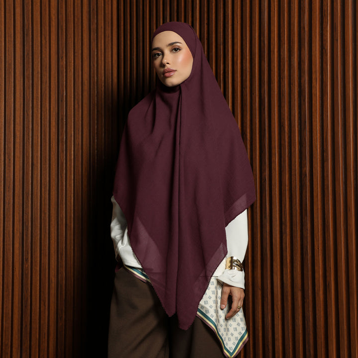 Cherie Khimar Bandana - Khiban Amarish Voile Premium Hijab Instan Muslimah