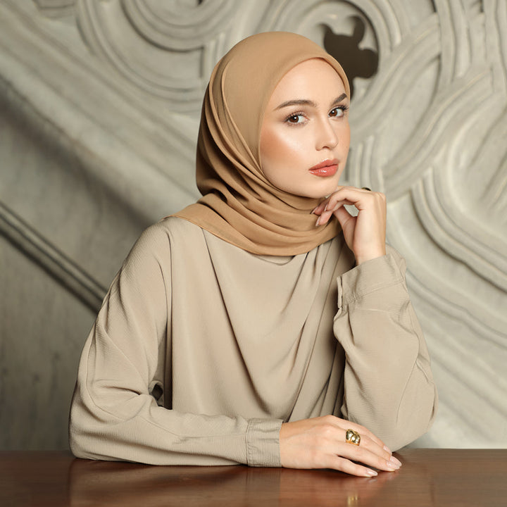 Minor Defect - Blaire Hijab Polos - Hijab Segi Empat Paris Japan Premium Breathable