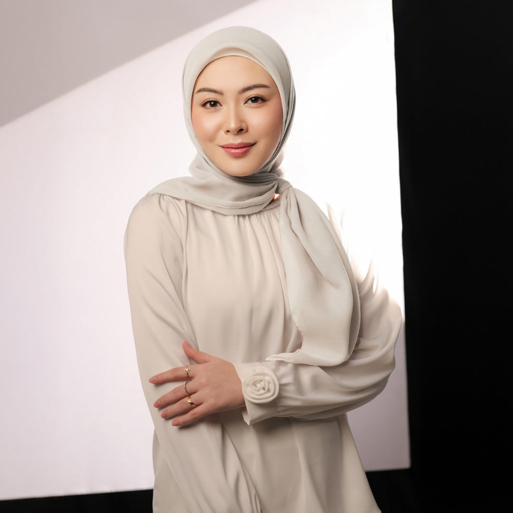 BIA by Zaskia Mecca - Prisia Hijab Polos - Kerudung Segi Empat Paris Japan Premium