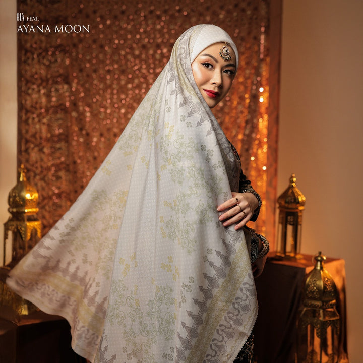 BIA by Zaskia Mecca - Mughal Scarf Kerudung Segi Empat - Silk Road Expedition - Edisi Mughal- Free Box