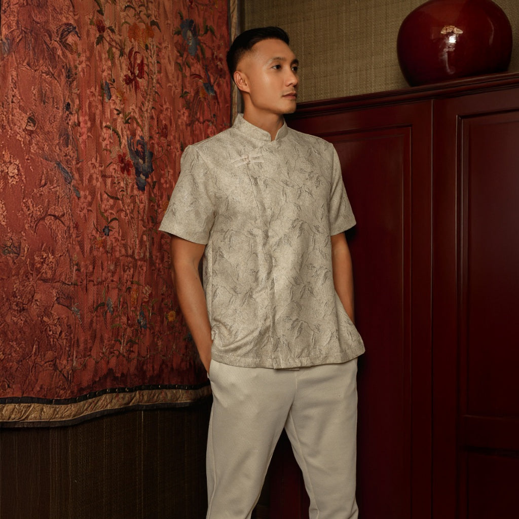 BIA by Zaskia Mecca - Ximu Kemeja Pria - Islamic Journey In Asia - Xinjiang Mosaic Edition