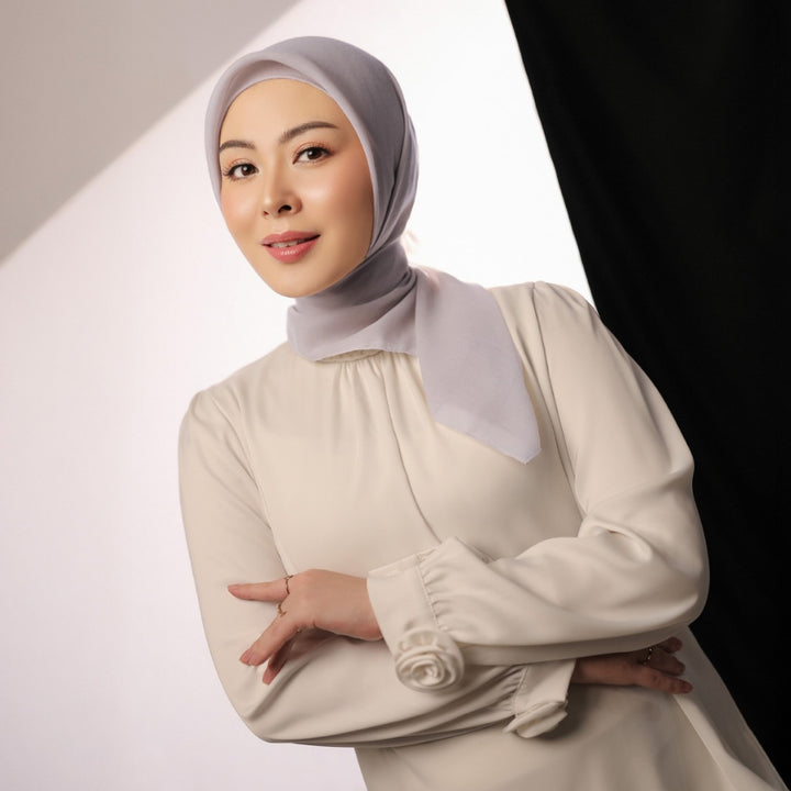 BIA by Zaskia Mecca - Prisia Hijab Polos - Kerudung Segi Empat Paris Japan Premium