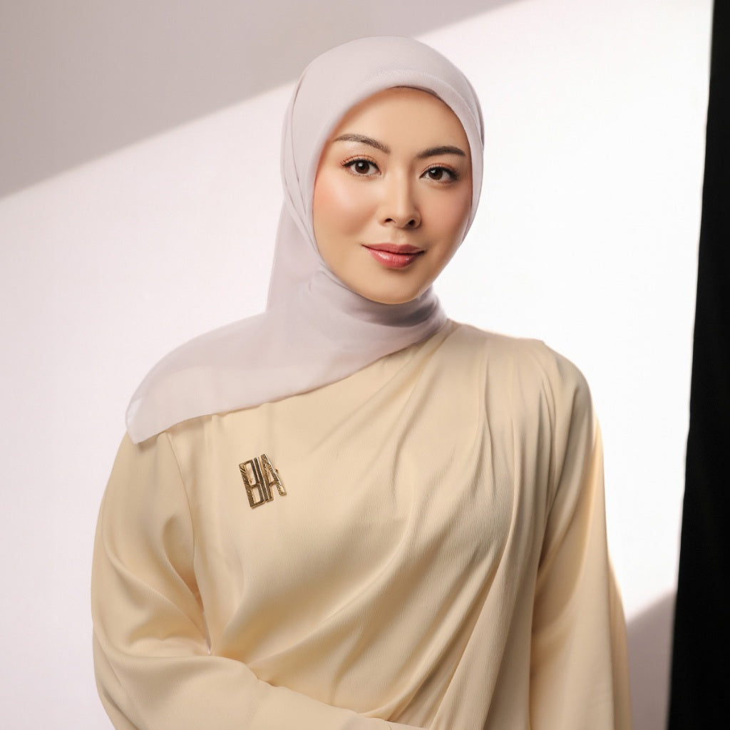 BIA by Zaskia Mecca - Prisia Hijab Polos - Kerudung Segi Empat Paris Japan Premium